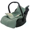 Image de Jollein Couvre-Jambe Pour BÂ¿Â¿BÂ¿Â¿ De SiÂ¿Â¿Ge Auto Et Poussette Vert Cendre