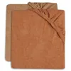 Image de Lot De 2 Housses Matelas Ã Langer 50x70 Cm Ãponge Caramel Et Biscuit - Jollein