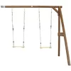 Image de Axi Portique BalanÃ§oire En Bois 2 AgrÃ¨s Wall Mount Marron