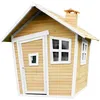Image de Maisonnette En Bois Fsc  Maison De Jeux Pour L'extÃ©rieur / Jardin En Marron & Blanc  Maisonnette / Cabane De Jeu Avec Des FenÃªtres - Axi Alice
