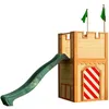 Image de Tour De Jeux Avec Toboggan Vert  Aire De Jeux Pour L'extÃ©rieur  Maisonnette / Cabane De Jeu En Bois Fsc - Axi Arthur