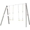 Image de Portique Sport 4-In-1 Pour BalanÃ§oire, Football, Volley-Ball Et Tennis  Portique BalanÃ§oire Et Buts -Axi 4-In-1 Sportsfun Gris / Blanc