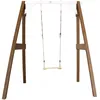 Image de Axi Portique BalanÃ§oire En Bois Simple Marron/Blanc