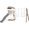 Image de Axi Beach Tower With Double Swing Brown/White - Toboggan Gris