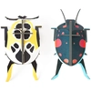 Image de Décoration murale 3D 13 x 8 x 6 cm 2 Coléoptères Lady Beetles