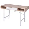 Image de vidaXL Bureau avec 1 tiroir ChÃªne et blanc