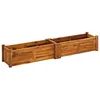 Image de vidaXL Lit surÃ©levÃ© de jardin Bois d'acacia 150x30x25 cm