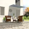 Image de Vidaxl Banc De Jardin Avec Coussins 2-En-1 190 Cm Bois Solide D'acacia