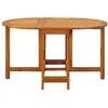 Image de Tables à manger de jardin VidaXL  Table de jardin  en bois d'acacia massif 130x90x72 cm P31600254