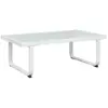 Image de Tables basses d'extérieur VidaXL  Salon de jardin  Aluminium Noir 4 pièces avec coussins P31600533