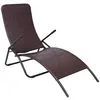 Image de Vidaxl Chaise Longue Pliable Rotin SynthÃ£Â©Tique Marron