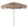 Image de Vidaxl Parasol En Bambou Avec Toit En Feuille De Bananier 210 Cm