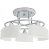 Image de Vidaxl Plafonnier Avec 5 Globes Ellipso?Des Pour Ampoules E14 200 W