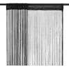 Image de Vidaxl Rideau En Fils 2 Pcs 100 X 250 Cm Noir