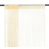 Image de vidaXL Rideau en fils 2 pcs 100 x 250 cm CrÂ¿Â¿me