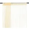 Image de Vidaxl Rideau En Fils 2 Pcs 140 X 250 Cm CrÃ£Â¿Me