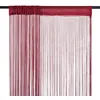 Image de Vidaxl Rideau En Fils 2 Pcs 100 X 250 Cm Bordeaux