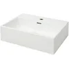 Image de Vasque avec trou de robinet en cÃ©ramique Blanc 51,5x38,5x15 cm