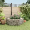 Image de Jardin Suspendu Gabion Avec Cage En Acier GalvanisÃ© Pour Pierres 160x140x50 Cm