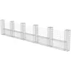 Image de Panier De Gabion En Forme De U Acier GalvanisÃ© 570x20x100 Cm