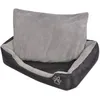 Image de Lit Pour Chiens Avec Coussin RembourrÃ© Taille Xxl Noir