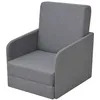 Image de Fauteuil Convertible Gris Clair Tissu