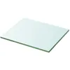 Image de vidaXL Panneau pour Ã©tagÃ¨re Verre transparent 20 x 25 cm