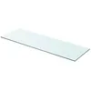 Image de Panneau Pour ÃtagÃ¨re Verre Transparent 80 X 25 Cm