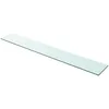 Image de Panneau pour Ã©tagÃ¨re Verre transparent 100 x 15 cm