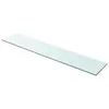 Image de Panneau pour Ã©tagÃ¨re Verre transparent 100 x 20 cm
