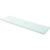 Image de Panneau Pour ÃtagÃ¨re Verre Transparent 100 X 25 Cm