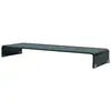 Image de Meubles TV VidaXL  Meuble TV  Support en Verre Trempé Noir 110x30x13 cm P31600615