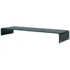 Image de Meuble Tv/ Support Pour Moniteur 120 X 30 X 13 Cm Verre Noir
