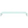 Image de vidaXL Meuble TV/Support pour moniteur 100x30x13 cm verre vert