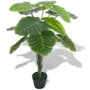 Image de vidaXL Plante artificielle avec pot Taro 85 cm Vert