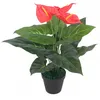 Image de vidaXL Plante artificielle avec pot Anthurium 45 cm Rouge et Jaune