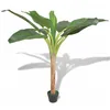 Image de vidaXL Bananier artificiel avec pot 150 cm Vert