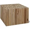 Image de Vidaxl Table Basse Teck Authentique 50x50x35 Cm