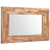 Image de vidaXL Miroir dÃ©coratif Teck 90 x 60 cm Rectangulaire
