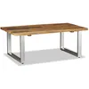 Image de vidaXL Table basse Bois de rÃ©cupÃ©ration massif 100 x 60 x 38 cm