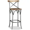Image de Vidaxl Tabouret De Bar Bois De Manguier Massif