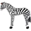 Image de Jouet En Peluche ZÃ¨bre Noir Et Blanc Xxl