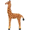 Image de Jouet En Peluche Girafe Marron Et Jaune Xxl
