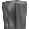 Image de Vidaxl Cl?Ture De Jardin Double Face Pvc 90 X 300 Cm Gris