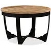 Image de Vidaxl Table D'appoint Bois De Manguier Brut 60 X 40 Cm
