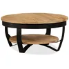 Image de vidaXL Table basse Bois massif de manguier 65 x 32 cm