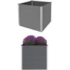 Image de Lit surÃ©levÃ© de jardin WPC 100x100x91 cm Gris vidaXL vidaXL