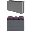 Image de Vidaxl Lit SurÃ©levÃ© De Jardin Wpc 150x50x91 Cm Gris
