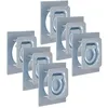 Image de Anneau d'arrimage pour remorque 6 pcs Acier galvanisÃ© 2000 kg