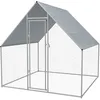 Image de Cage ExtÃ©rieure Pour Poulets Acier GalvanisÃ© 2 X 2 X 2 M
